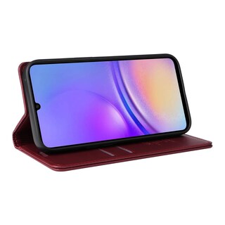 Foto 3 | Foto 3 | Funda Tipo Cartera Ybfjce Para Samsung Galaxy A05 Color Rojo Vino - Venta Internacional.