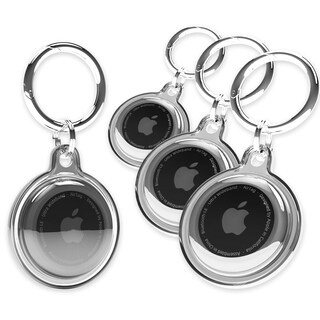 Foto 1 | Foto 1 | Llavero Swincho Con Soporte Airtag Paquete De 4 Unidades Para Apple Airtag Color Negro - Venta Internacional.