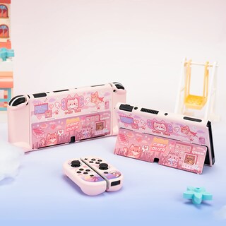 Foto 7 | Foto 7 | Funda Protectora Para Nintendo Switch Oled Geekshare Pixel Cat - Venta Internacional.