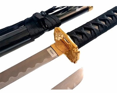 Foto 2 | Foto 2 | Katana Ceremonial Seppuku Samurai Ar10 De 92 Cm Con Número De Serie - Venta Internacional.