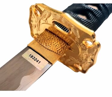 Foto 3 | Foto 3 | Katana Ceremonial Seppuku Samurai Ar10 De 92 Cm Con Número De Serie - Venta Internacional.