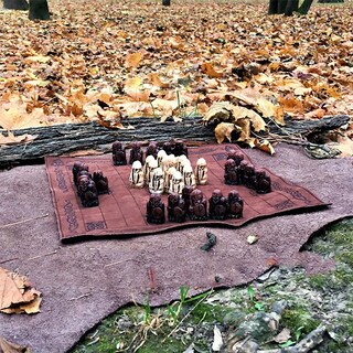 Foto 6 | Foto 6 | Juego De Ajedrez Qnqa Medieval Viking Hnefatafl Para Adultos/niños - Venta Internacional.