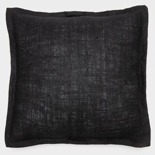 Foto 2 | Foto 2 | Set De Fundas De Cojín De Lino Yute Negro Rústico 50x50 Cm (2 Unidades) - Venta Internacional.