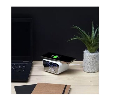 Foto 4 | Foto 4 | Despertador Con Cargador Inalámbrico Y Termómetro Ay-21 - Venta Internacional.