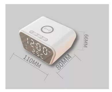 Foto 5 | Foto 5 | Despertador Con Cargador Inalámbrico Y Termómetro Ay-21 - Venta Internacional.