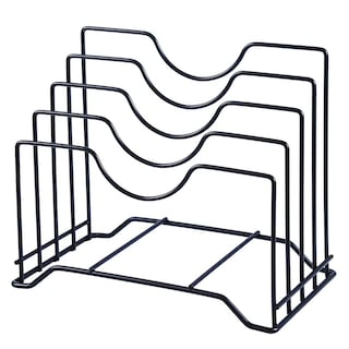 Foto 1 | Foto 1 | Soporte Para Tablas De Cortar  Tapa Olla  Organizador  Akakl  Negro - Venta Internacional.