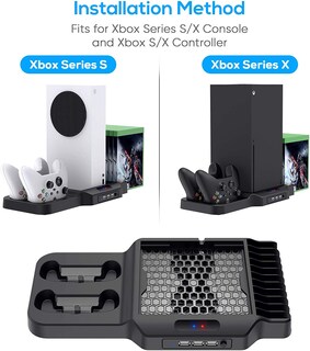 Foto 2 | Foto 2 | Soporte De Carga Y Ventilador Para El Mando Xbox Series X/s - Venta Internacional.
