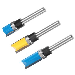 Foto 3 | Foto 3 | Juego De Brocas Router Flush Trim Vástago De 1/4 Pulgadas 3 Piezas Hyuduo Carbide - Venta Internacional.
