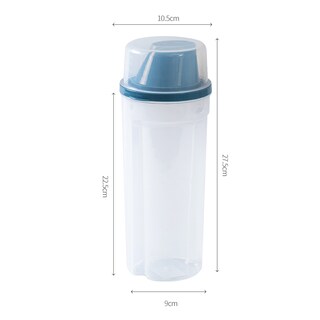 Foto 2 | Foto 2 | Recipiente Para Alimentos Con Tapa Medidora 9362 Celeste 1.4 L - Venta Internacional.