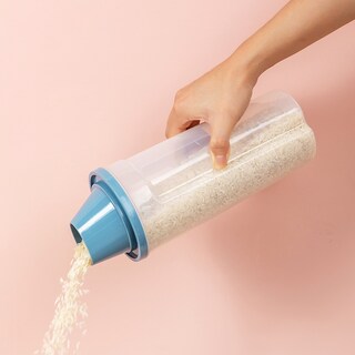 Foto 6 | Foto 6 | Recipiente Para Alimentos Con Tapa Medidora 9362 Celeste 1.4 L - Venta Internacional.