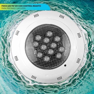 Foto 3 | Foto 3 | Lámpara Led Subacuática Pool Spotlight Control Remoto De 9 W - Venta Internacional.