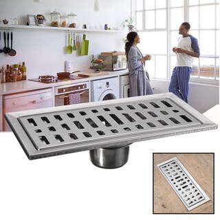 Foto 5 | Foto 5 | Piso De Ducha Con Inserto De Baldosas De Acero Inoxidable - Venta Internacional.