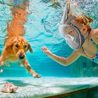 Foto 2 | Foto 2 | Máscara De Snorkel Full Face Xs Con Soporte Para Cámara - Venta Internacional.