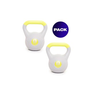 Foto 1 | Foto 1 | Kettlebell Russian Weak Pvc Paquete De 8 Kg 2 Unidades - Venta Internacional.