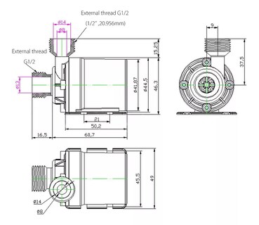 Foto 5 | Foto 5 | Bomba De Agua Sumergible Mini Dc 12v 5m Lift 800l/h - Venta Internacional.