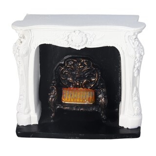 Foto 1 | Foto 1 | Chimenea De Resina Vgeby En Miniatura Para Casa De Muñecas Con Led Red Flame - Venta Internacional.