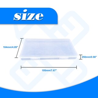 Foto 5 | Foto 5 | Estuche Portátil Para Guardar Mascarillas Speedwox De Plástico Transparente Paquete De 2 - Venta Internacional.