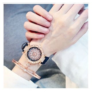 Foto 3 | Foto 3 | Reloj De Lujo Personalizado Para Mujer Con Diamantes Y Pulsera - Venta Internacional.