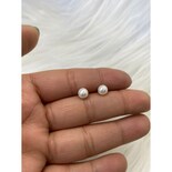 Pendientes De Plata De Ley 925 Lady Pearl De 6 Mm Blancos - Venta Internacional.