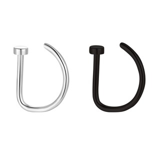 Foto 1 | Foto 1 | Juego De Aros Para Nariz Falsos De Plata De Hocegcuy - Venta Internacional.