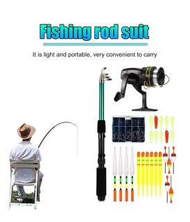 Foto 4 | Foto 4 | Set De Anzuelos Para Cañas De Pescar Carrete Y Cebo Con Accesorios - Venta Internacional.