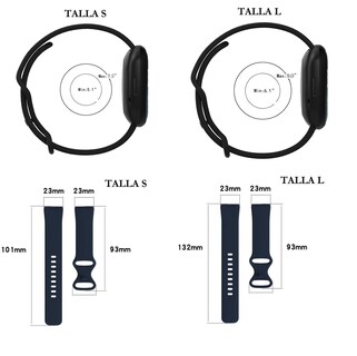 Foto 2 | Foto 2 | Correa De Silicona Para Fitbit Versa 3/sense - Negra - Venta Internacional.