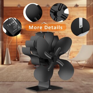 Foto 2 | Foto 2 | Ventilador De Chimenea De 5 Aspas (paquete De Un Cabezal) Negro - Venta Internacional.
