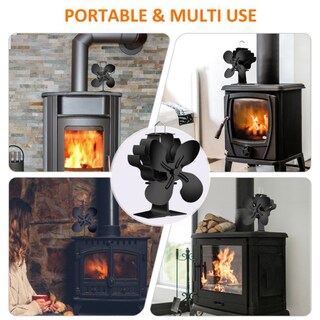 Foto 3 | Foto 3 | Ventilador De Chimenea De 5 Aspas (paquete De Un Cabezal) Negro - Venta Internacional.
