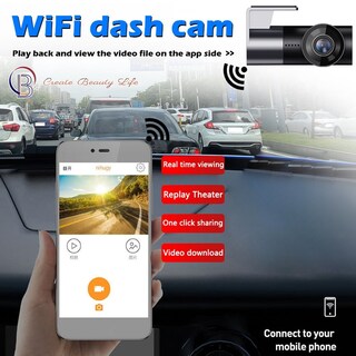 Foto 5 | Foto 5 | Cámara De Salpicadero Wifi Para Coches Hd 1080p Sony Sensor 140° - Venta Internacional.