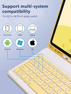 Foto 2 | Foto 2 | Funda Con Teclado Ratón Y Panel Táctil Para Huawei Matepad 10.4 - Venta Internacional.