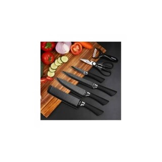 Foto 5 | Foto 5 | Juego De Cuchillos Para Cocina  Juego De 6 Cuchillos Y Tijeras  Pelador - Venta Internacional.