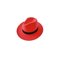 Gorro De Tela Fedora Para Mujer  Ala Ancha  56 Cm De Diámetro - Venta Internacional.