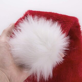 Foto 5 | Foto 5 | Gorro De Papá Noel Qinol De Terciopelo Unisex Para Adultos  Color Rojo - Venta Internacional.