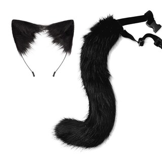 Foto 1 | Foto 1 | Set De Disfraz De Moyubath Gato Lobo Cola De Zorro Orejas Negras - Venta Internacional.