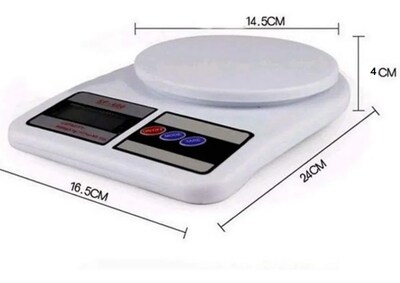 Foto 3 | Foto 3 | Báscula Digital Para Cocina Comercial De 1 G A 10 Kg/22 Libras - Venta Internacional.