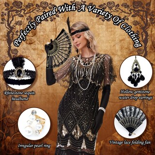 Foto 7 | Foto 7 | Set De Accesorios Sekepingo Great Gatsby Flapper De Los Años 20 Para Mujer - Venta Internacional.