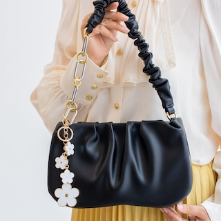 Foto 7 | Foto 7 | Llavero Con Colgante Para Mujer Con Forma De Flor Esmaltado En Blanco - Venta Internacional.
