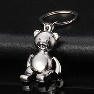 Foto 2 | Foto 2 | Llavero Arfuka Con Colgante De Oso De Metal Para Hombre Y Mujer - Venta Internacional.