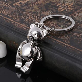 Foto 3 | Foto 3 | Llavero Arfuka Con Colgante De Oso De Metal Para Hombre Y Mujer - Venta Internacional.