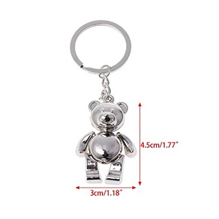 Foto 6 | Foto 6 | Llavero Arfuka Con Colgante De Oso De Metal Para Hombre Y Mujer - Venta Internacional.