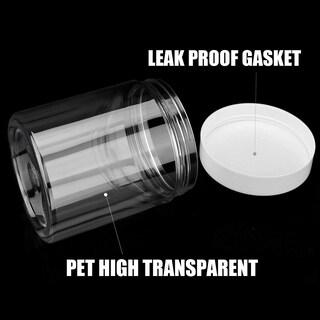 Foto 3 | Foto 3 | Contenedores De Almacenamiento Zoenhou 30 Frascos De Plástico Transparente De 240 Ml Con Tapas - Venta Internacional.