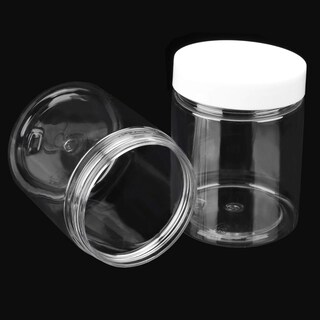 Foto 4 | Foto 4 | Contenedores De Almacenamiento Zoenhou 30 Frascos De Plástico Transparente De 240 Ml Con Tapas - Venta Internacional.
