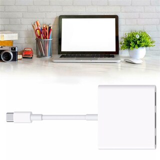 Foto 3 | Foto 3 | Adaptador Multipuerto Av Digital Usb-c Para Apple White - Venta Internacional.