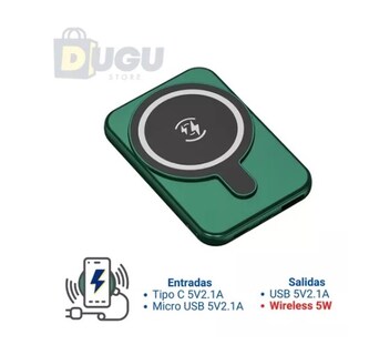 Foto 7 | Foto 7 | Cargador De Batería Inalámbrico Universal Power Bank 5000 Mah - Venta Internacional.
