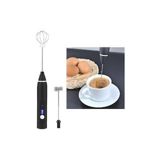Foto 4 | Foto 4 | Batidora Y Batidora De Lechees Recargables Para Café Espuma Leche Color Negro - Venta Internacional.