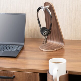 Foto 2 | Foto 2 | Soporte Para Auriculares Urbanplus Universal Wood Walnut - Venta Internacional.