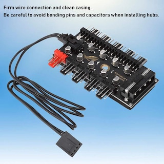 Foto 4 | Foto 4 | Chassis Fan Hub Diyeeni Controlador Pwm Con Carcasa De Pc De 10 Puertos - Venta Internacional.