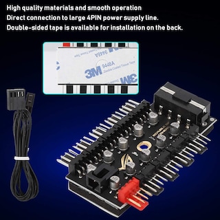 Foto 5 | Foto 5 | Chassis Fan Hub Diyeeni Controlador Pwm Con Carcasa De Pc De 10 Puertos - Venta Internacional.