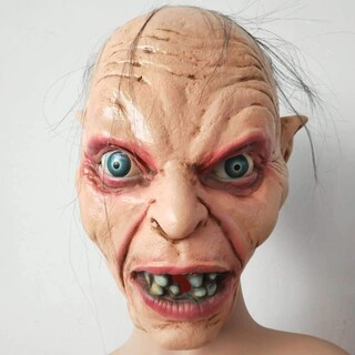 Foto 3 | Foto 3 | Máscara De Látex Para Halloween De Gollum  El Señor De Los Anillos  Para Adultos - Venta Internacional.