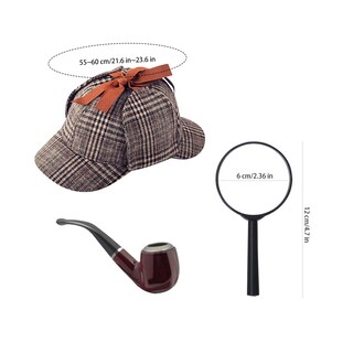 Foto 2 | Foto 2 | Set De Accesorios Para Disfraces Nauze Detective Sherlock Halloween - Venta Internacional.
